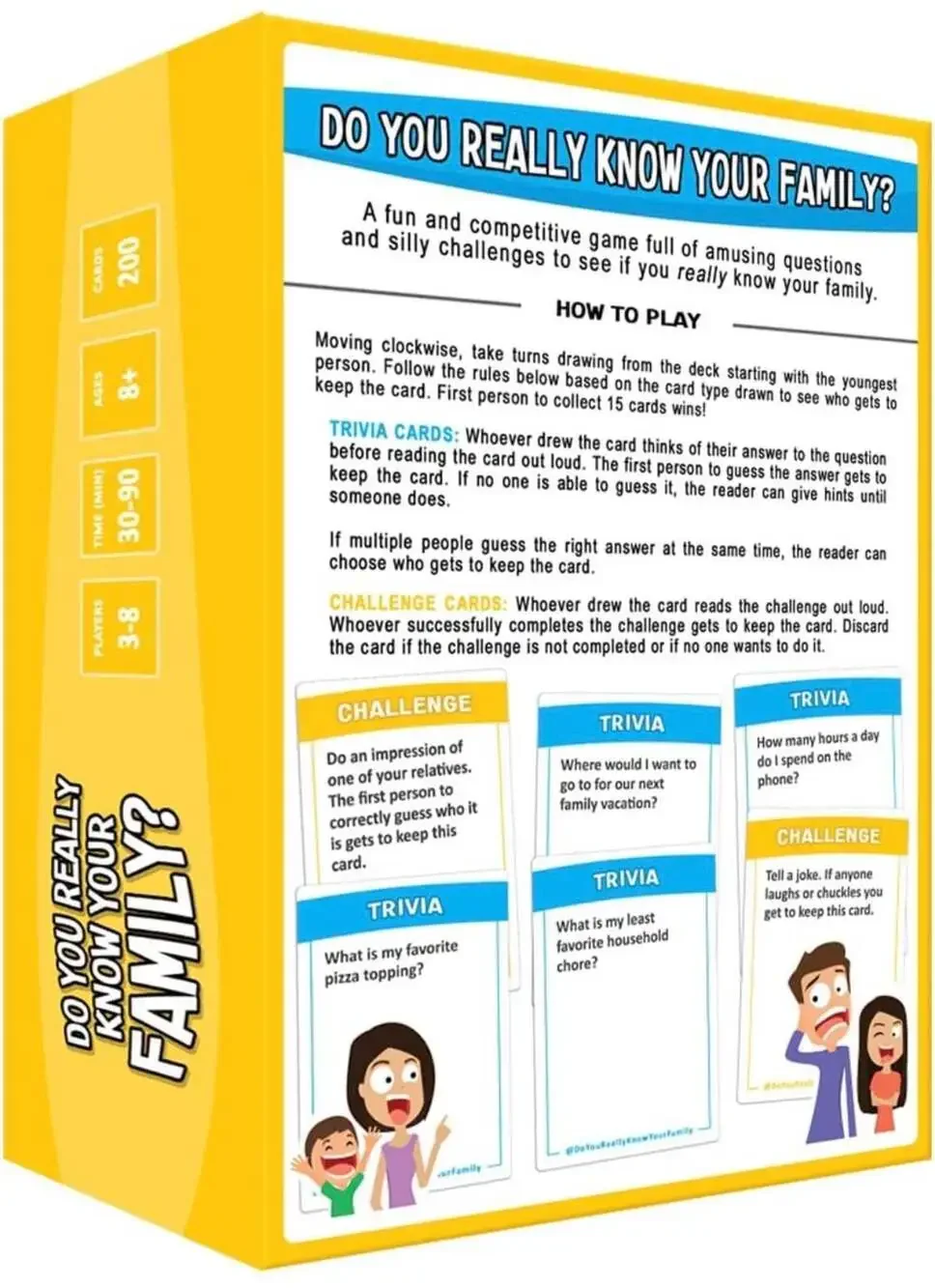 Do You Really Know Your Family? Fun Family Trivia & Challenge‎ Card Game